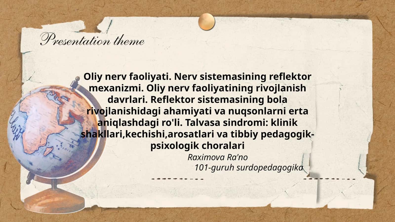Oliy nerv faoliyati