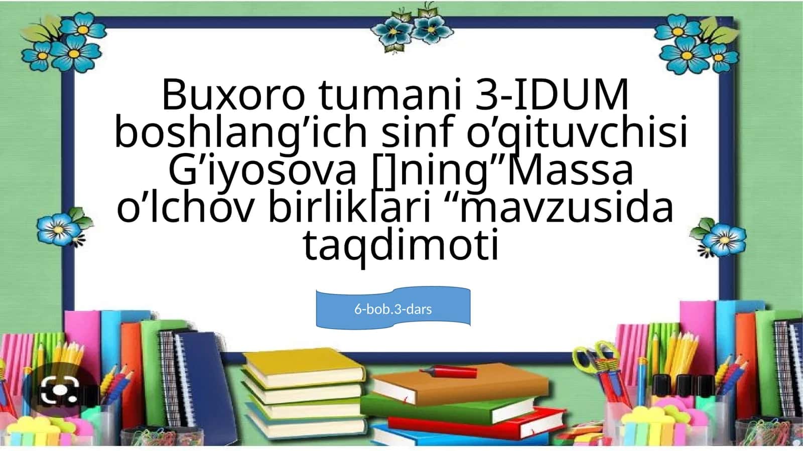 Massa o'lchov birliklari