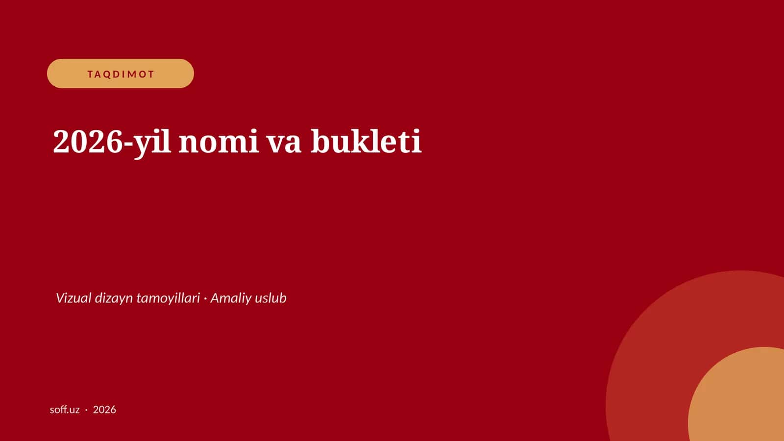 2026-yil nomi va bukleti