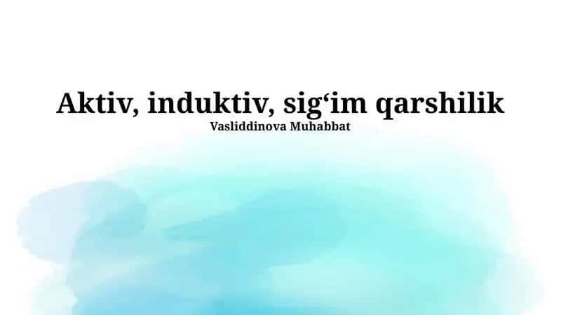 Induktiv Qarshilik