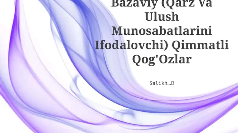 Bazaviy Qimmatli Qog'ozlar