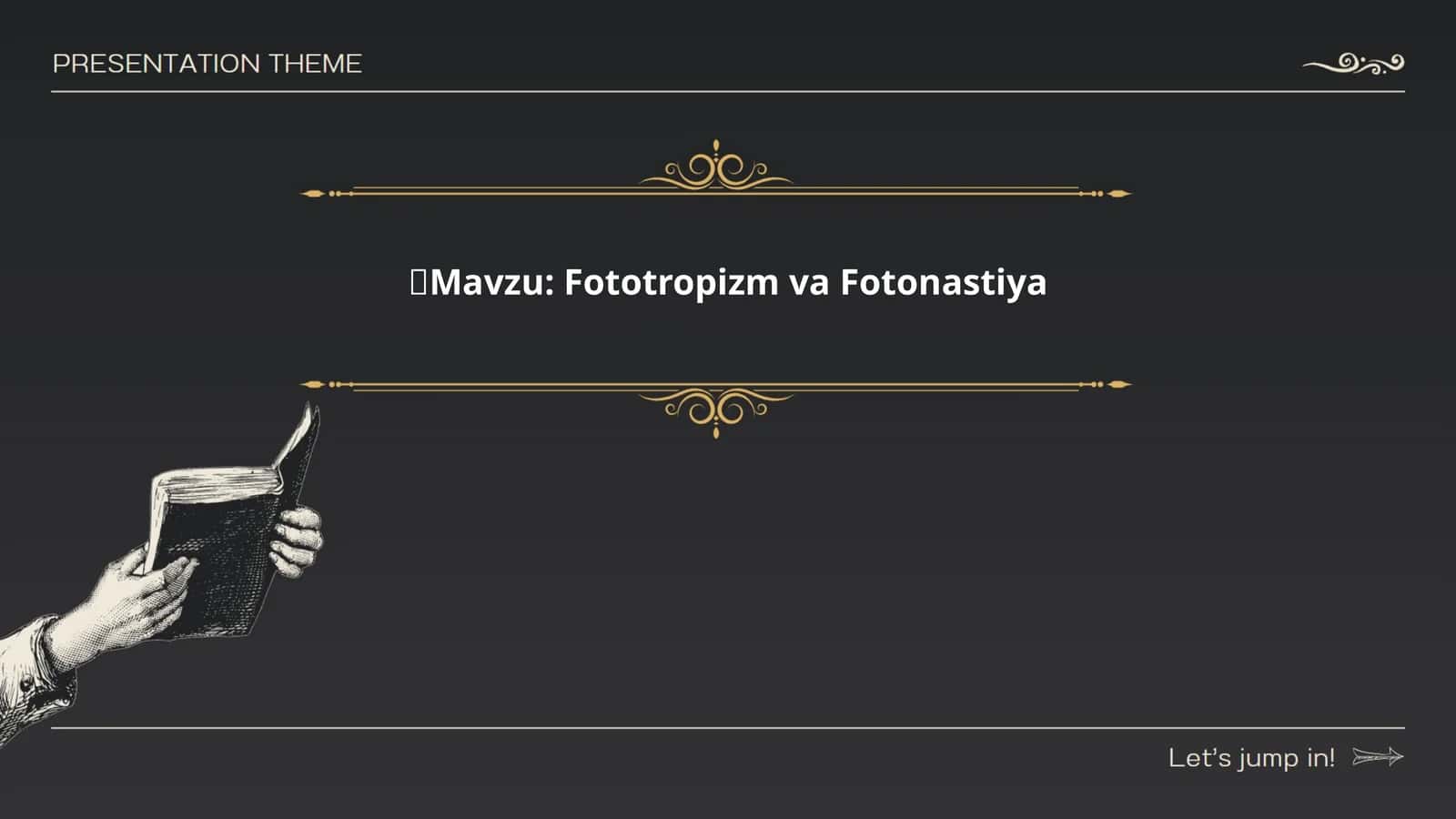 Fototropizm va Fotonastiya
