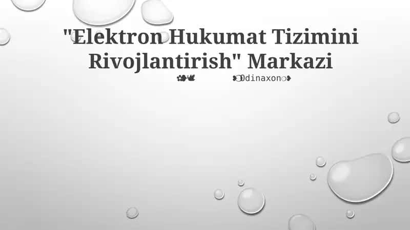 Elektron Hukumat Tizimini Rivojlantirish Markazi