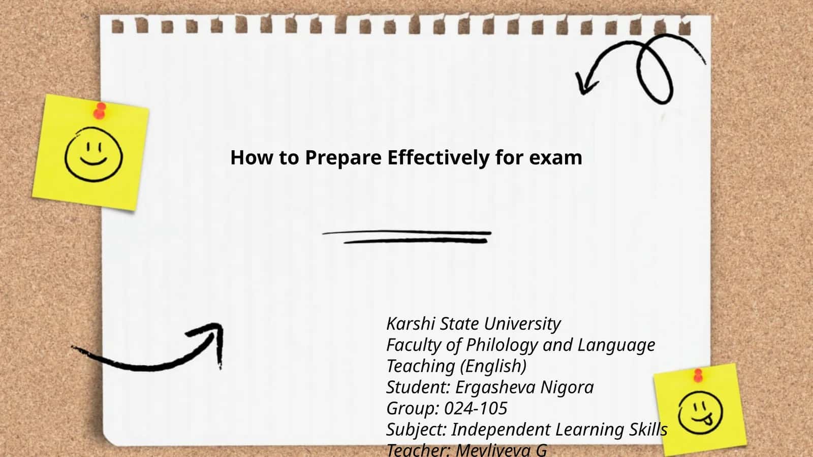 How to Prepare Effectively for exam