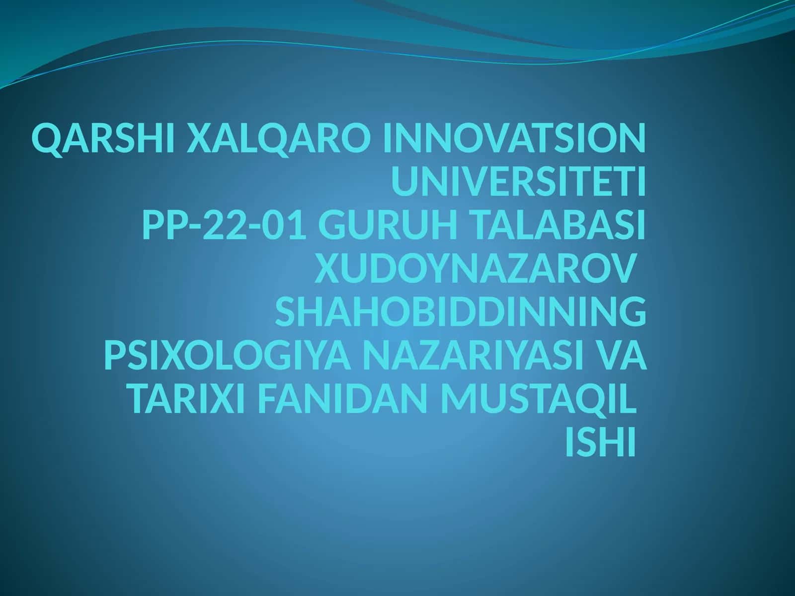 PSIXOLOG KASBIY FAOLIYATINING ETIKASI