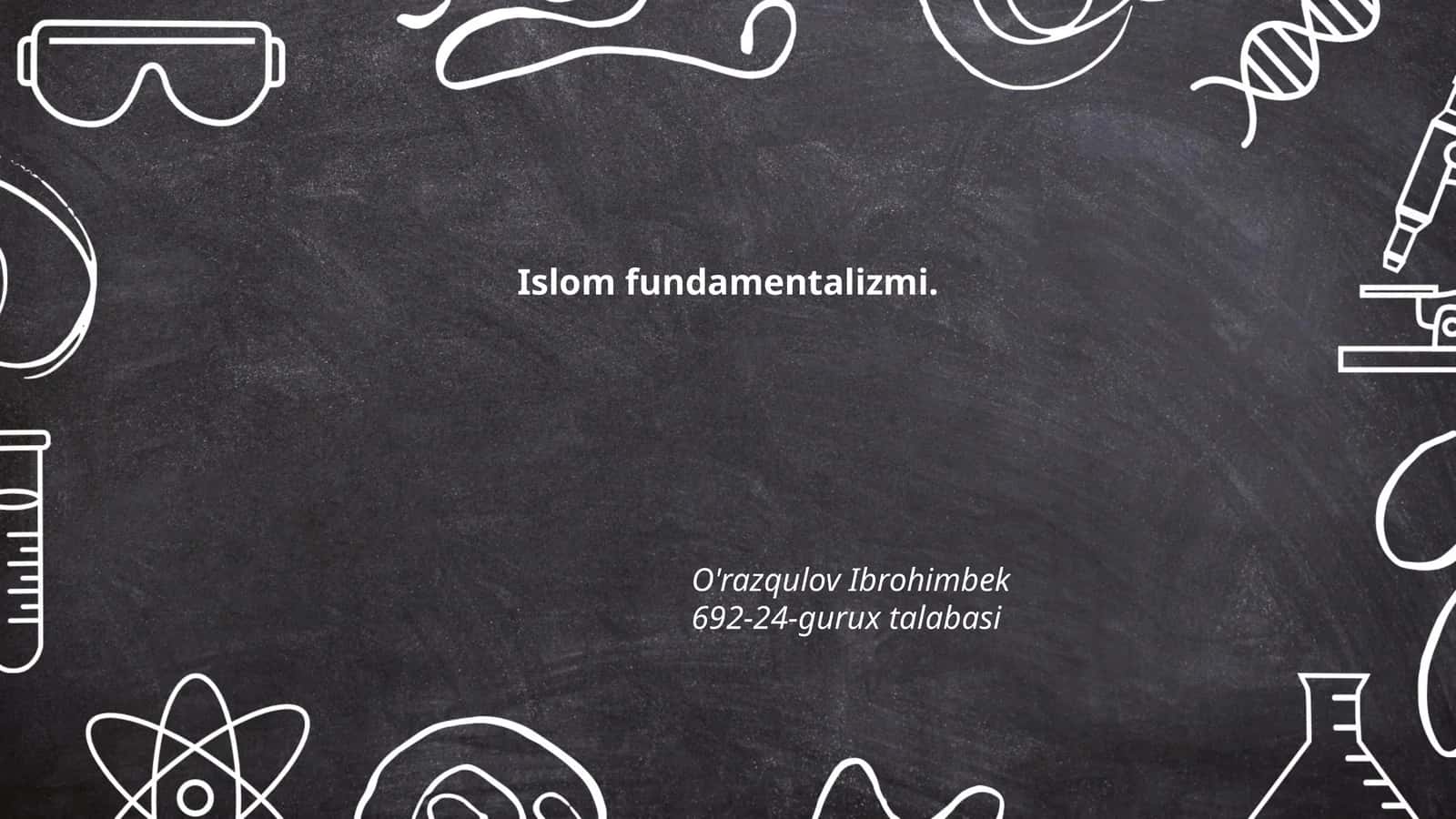 Islom fundamentalizmi