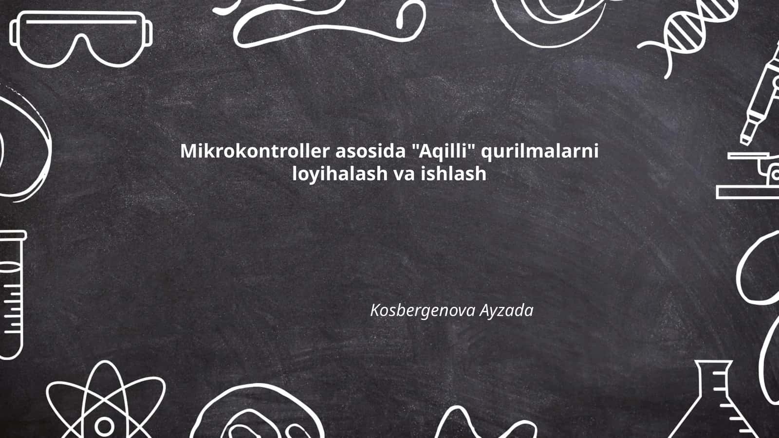 Mikrokontrollerlar asoslari