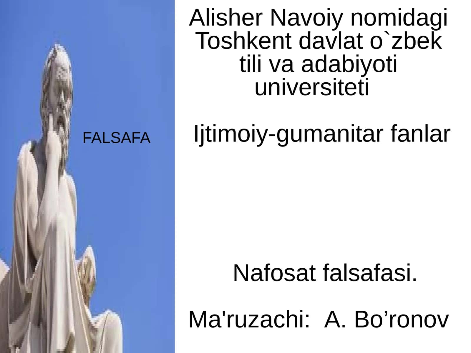 Nafosat falsafasi