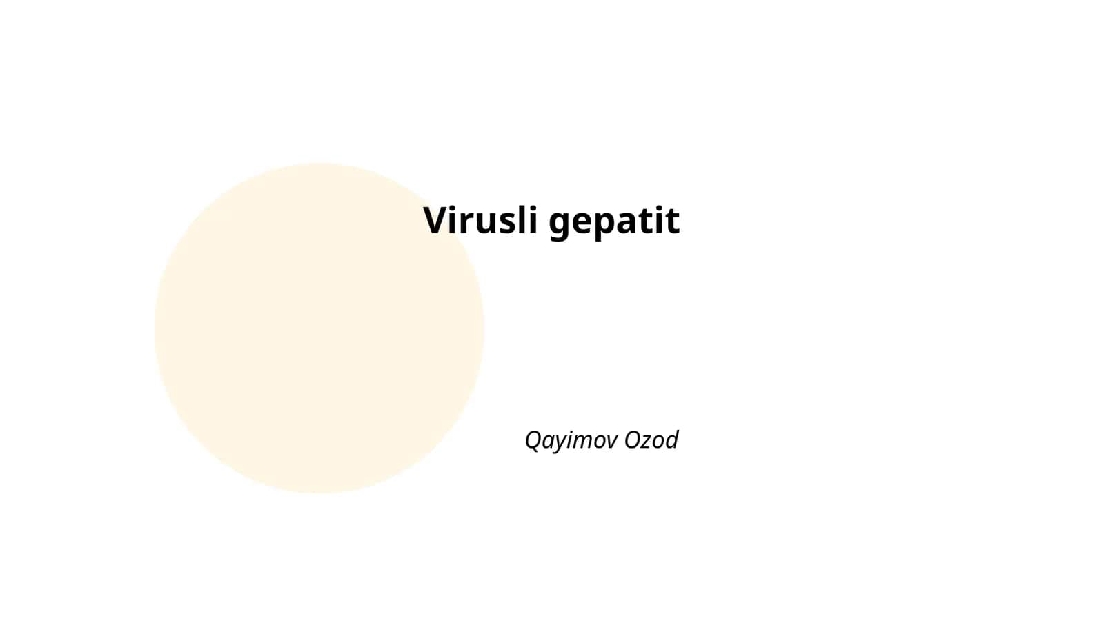 Virusli gepatit