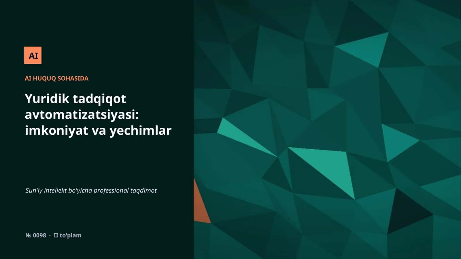 AI HUQUQ SOHASIDA