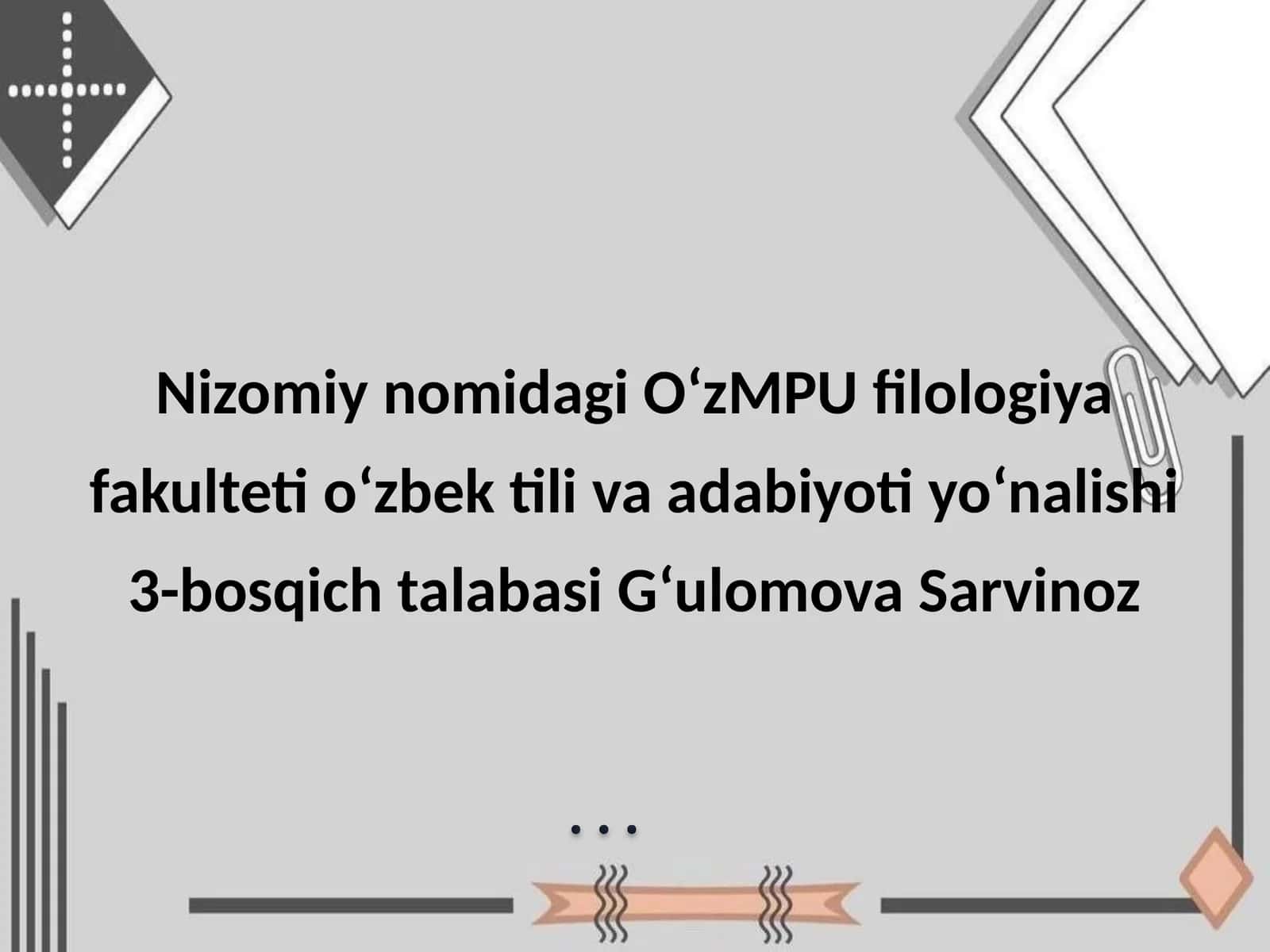Zamonaviy pedagogik texnologiyalar