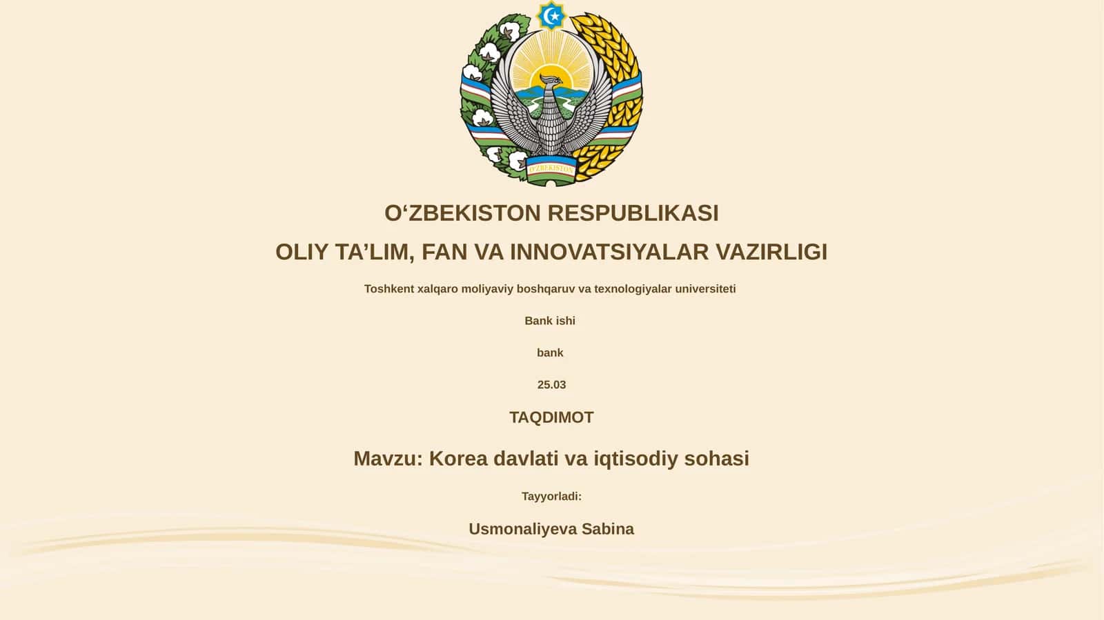Korea davlati va iqtisodiy sohasi