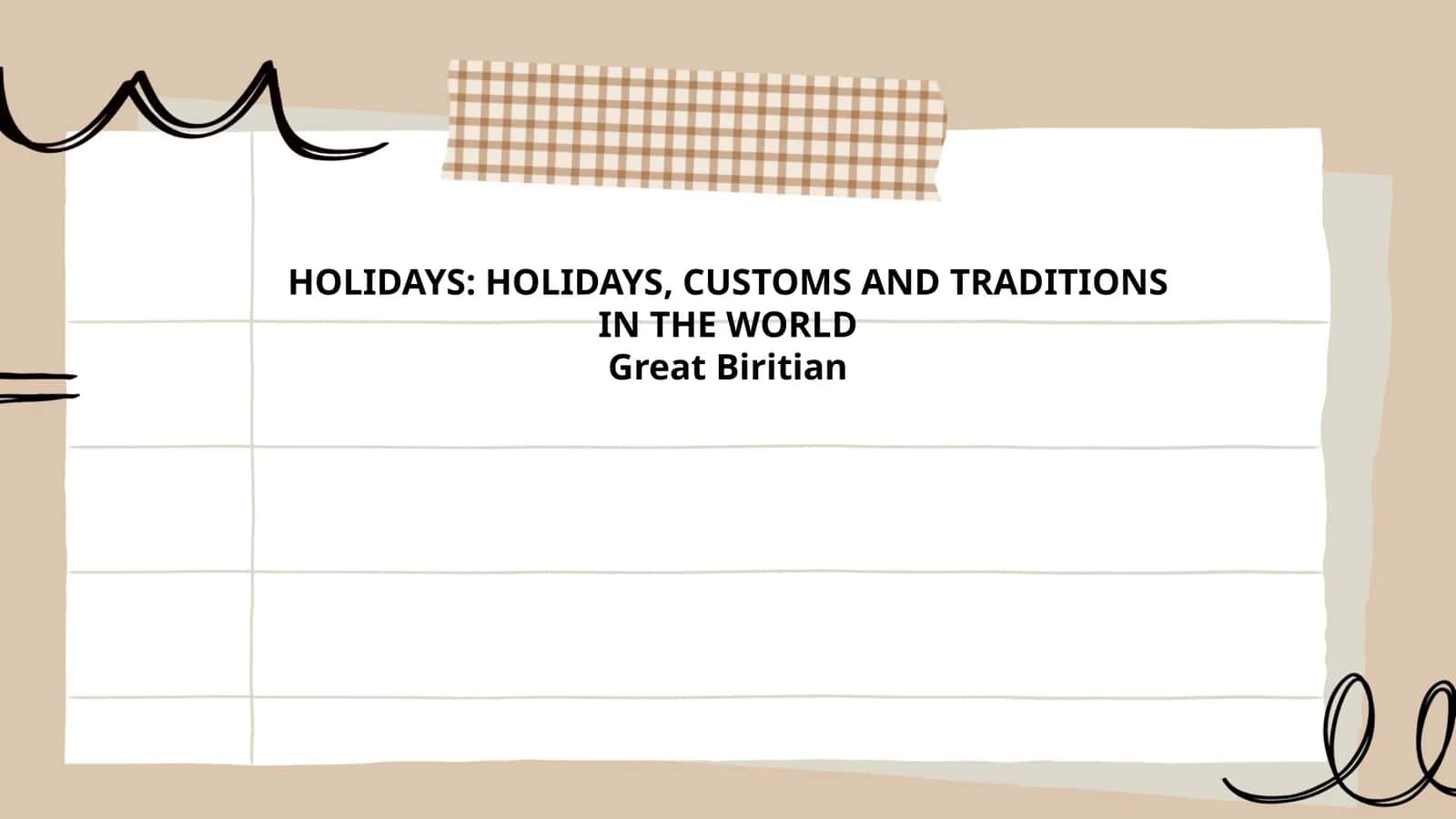 Christmas Celebrations in Great Britain