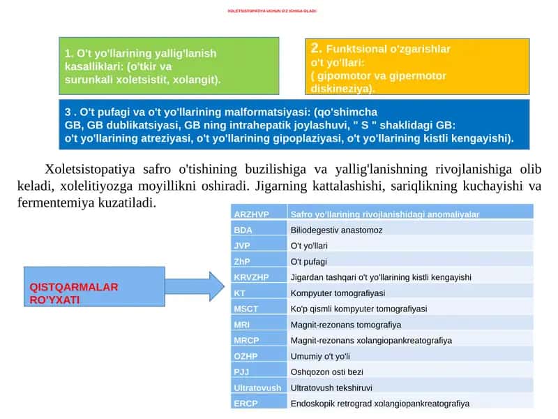 Xoletsistopatiya