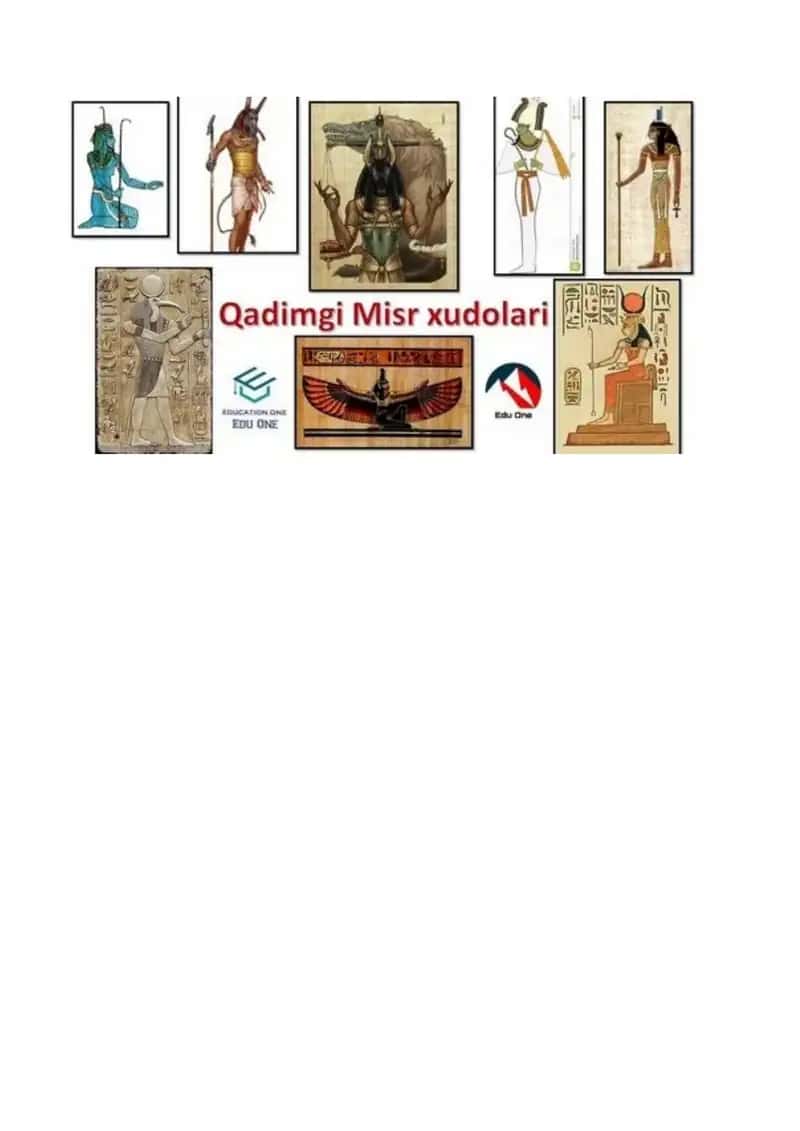 Qadimgi Misr dini. 6- sinf - Tarix - Slaydlar (maktab darsliklari bo'yicha)