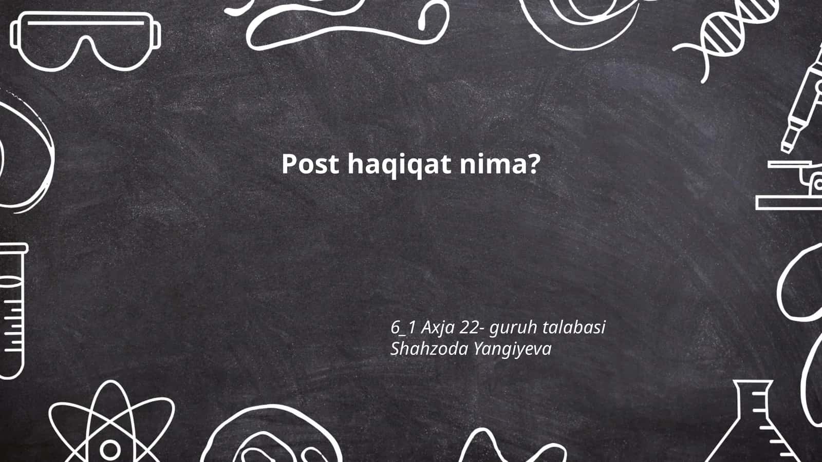 Post-Haqiqat