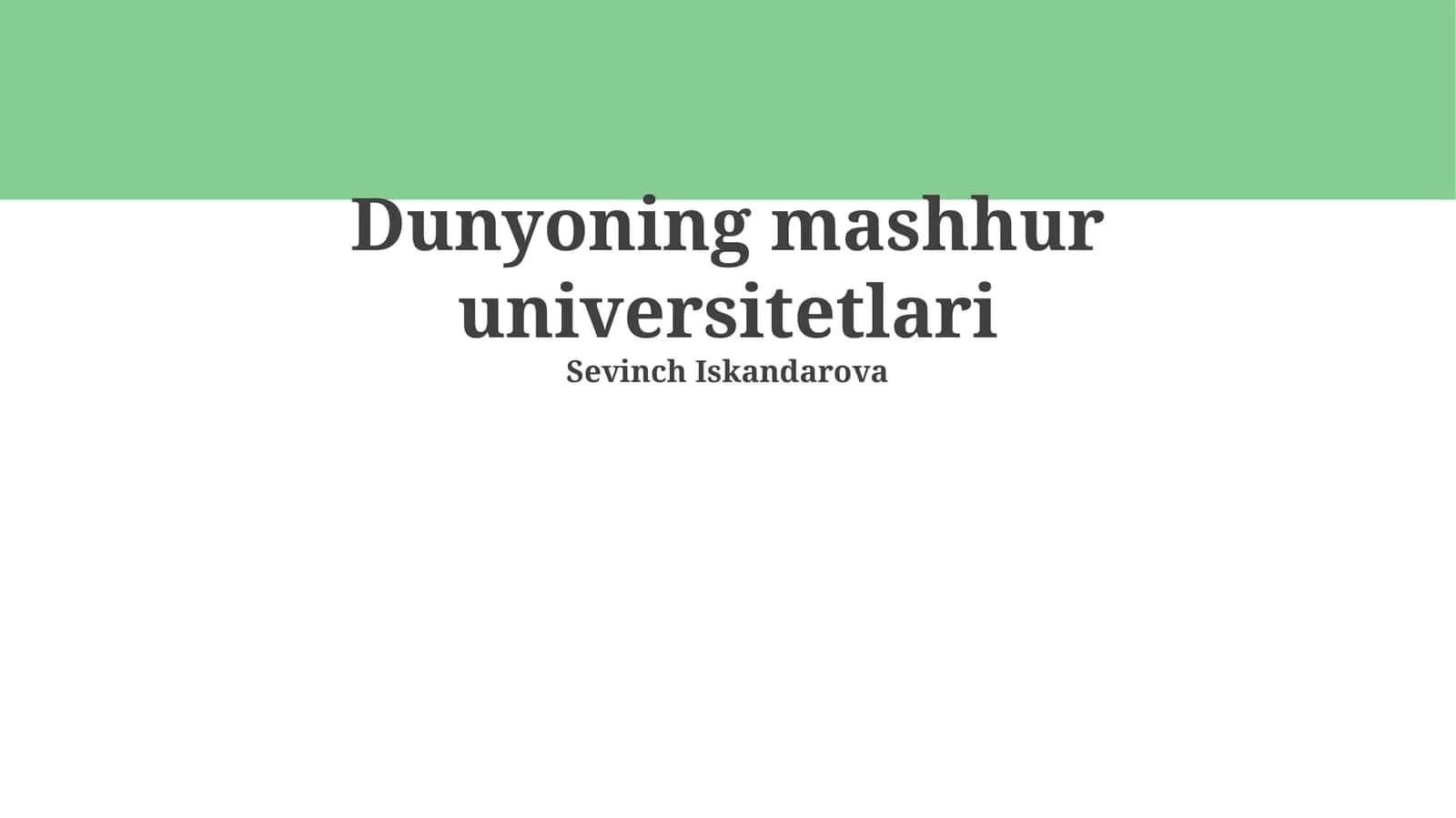 Harvard Universiteti