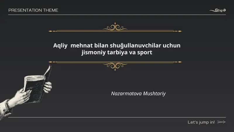 Jismoniy tarbiya va sport