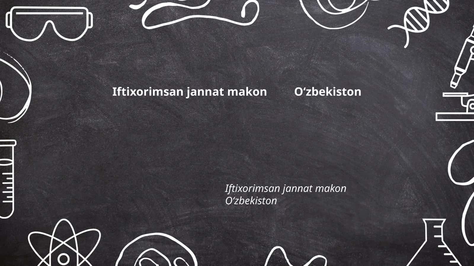 Oʻzbekistonning goʻzal tabiati