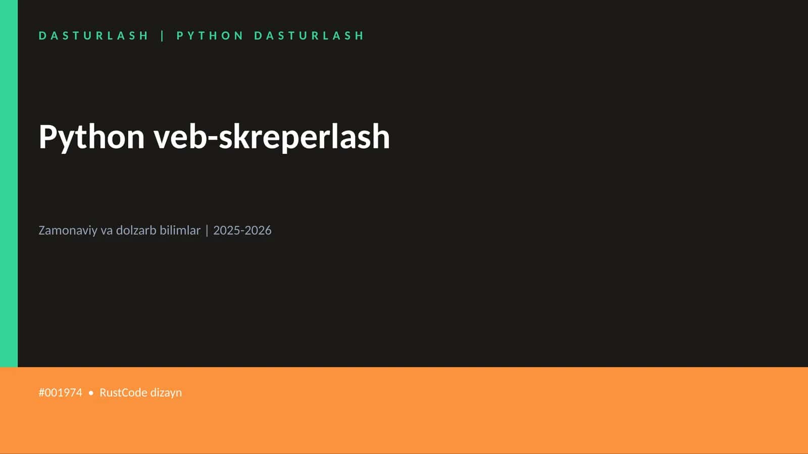 Python veb-skreperlash