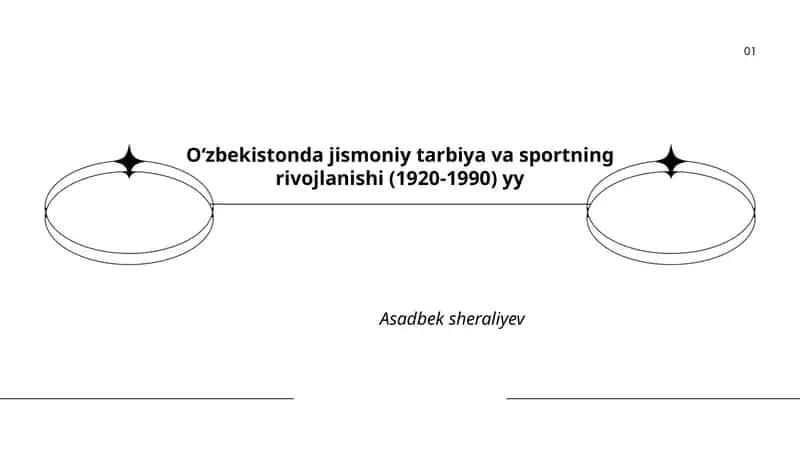 Oʻzbekistonda jismoniy tarbiya va sportning rivojlanishi (1920-1990) yy