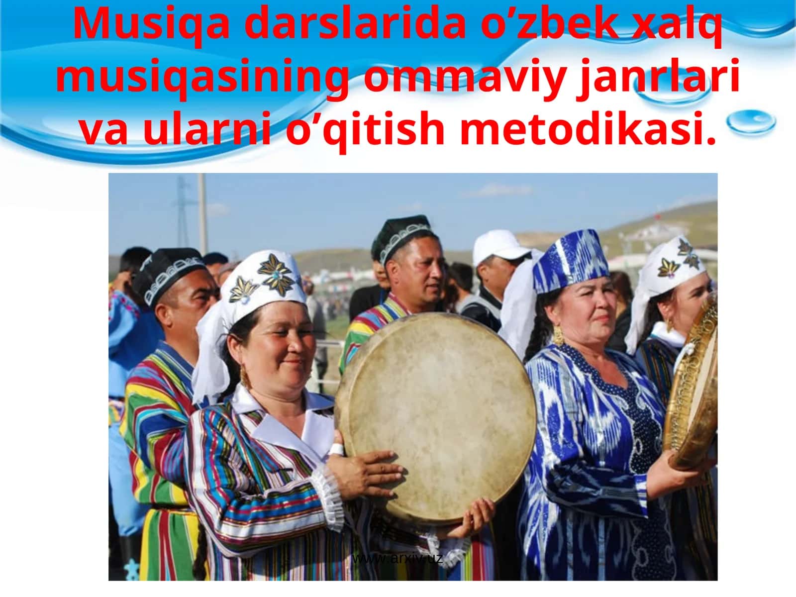 O'zbek xalq musiqasining ommaviy janrlari va ularni o’qitish metodikasi