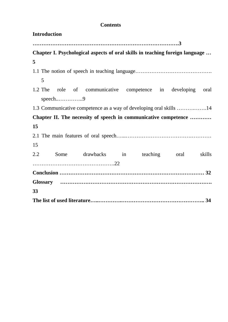 Problems of oral speech teaching in primary classes