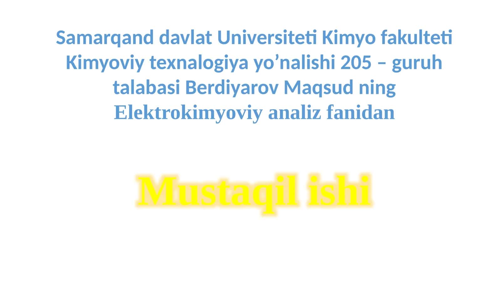 Elektrokimyoviyanaliz usullar