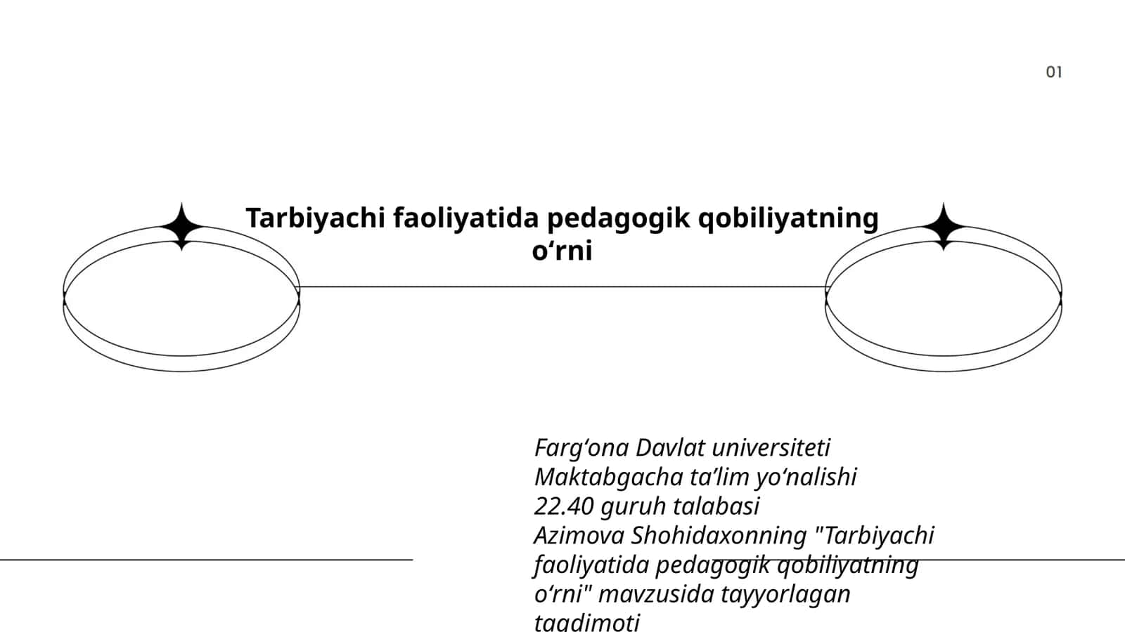 Tarbiyachi faoliyatida pedagogik qobiliyatning oʻrni