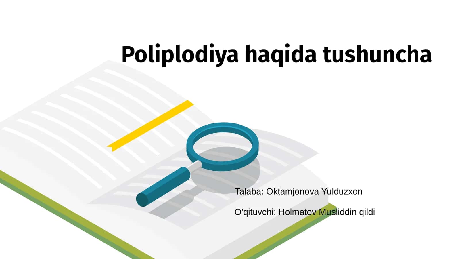 Poliplodiya haqida tushuncha