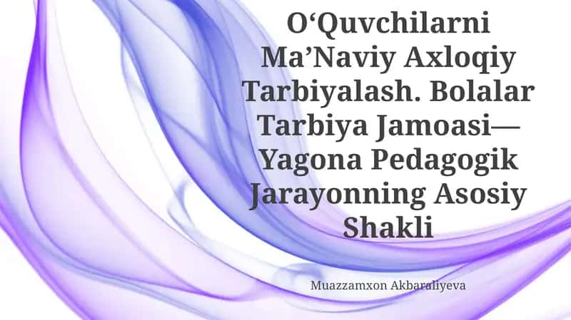 Iqtisodiy Rivojlangan Xorijiy Davlatlarda TaʼLim Tizimi