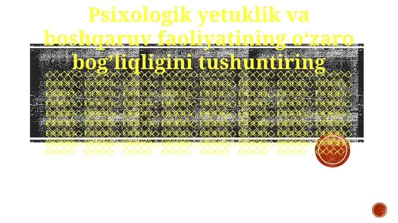 Psixologik yetuklik ta'rifi