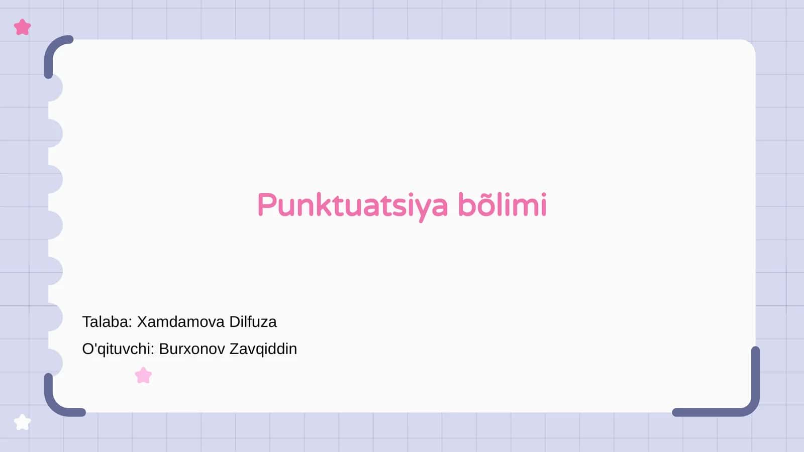 Punktuatsiya bõlimi