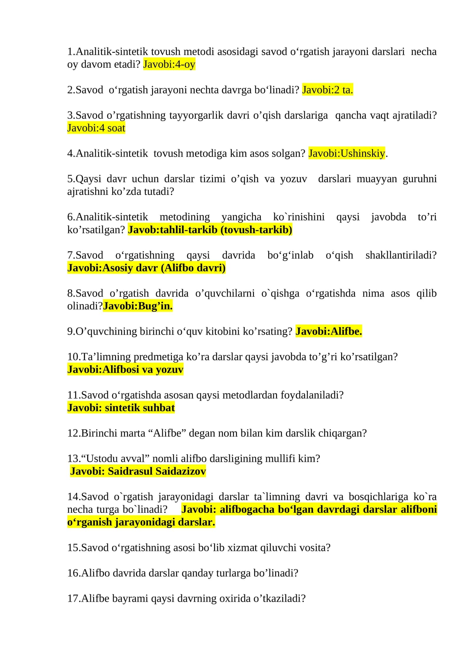 Analitik-sintetik tovush metodi