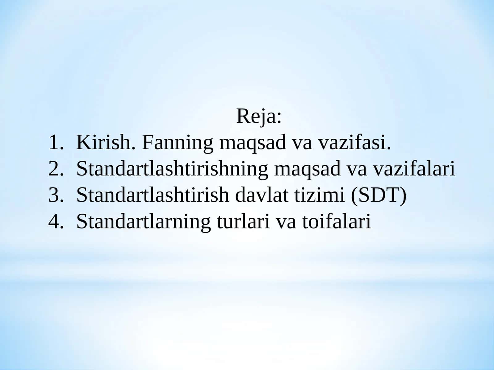 Kirish. Fanningmaqsadvavazifasi