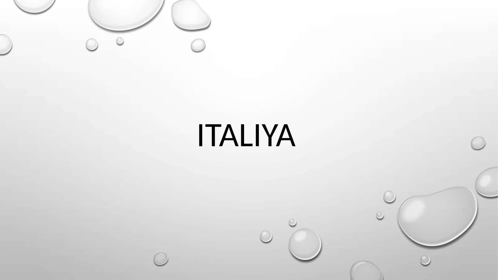 Italiya Yaim korsatkichi 2020-2024