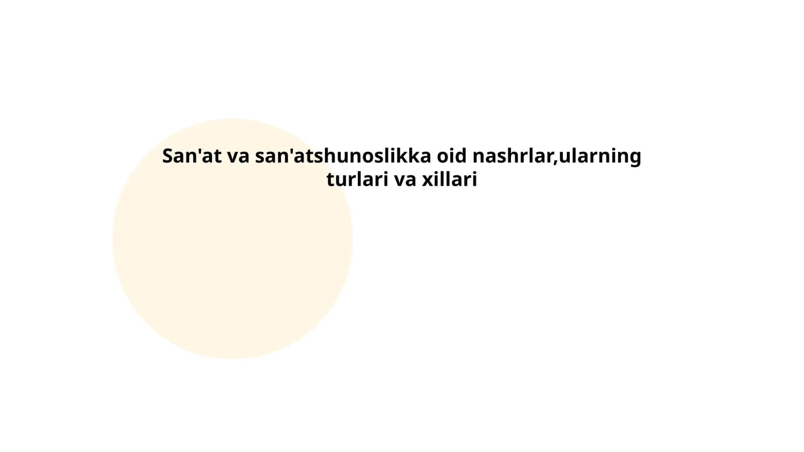 Tasviriy san'at turlari