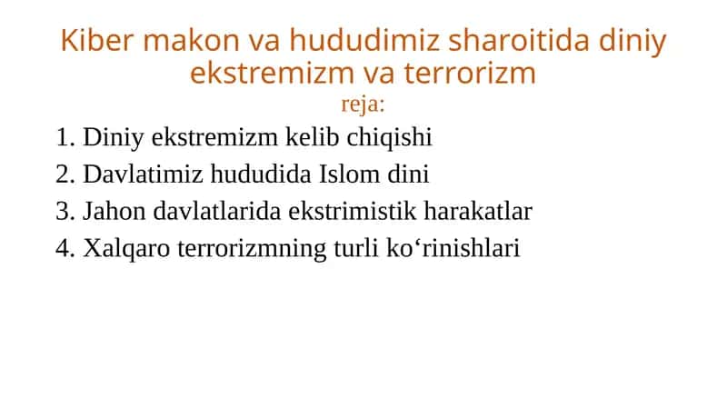 O'zbekistonda diniy tashkilotlar