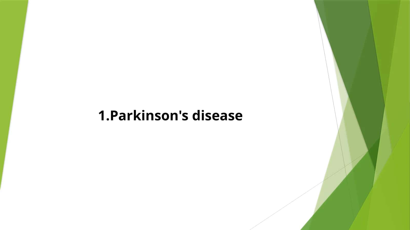 Parkinson’s disease