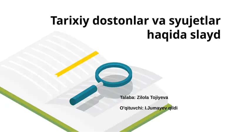 Tarixiy dostonlar va syujetlar