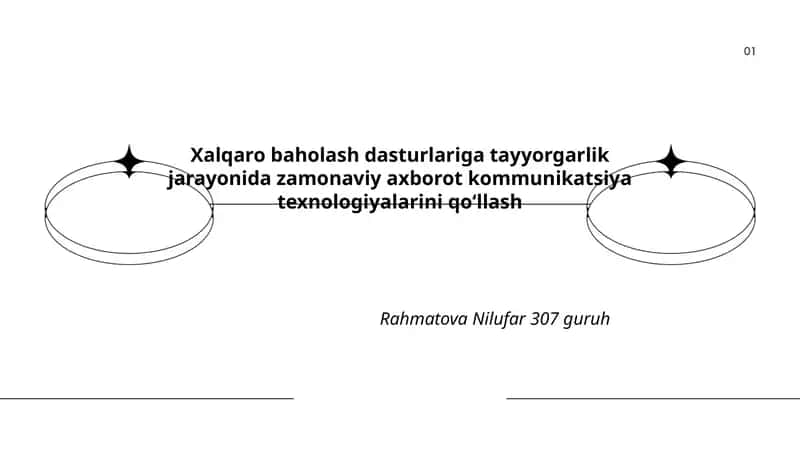 Xalqaro baholash dasturlariga tayyorgarlik jarayonida zamonaviy axborot kommunikatsiya texnologiyalarini qoʻllash