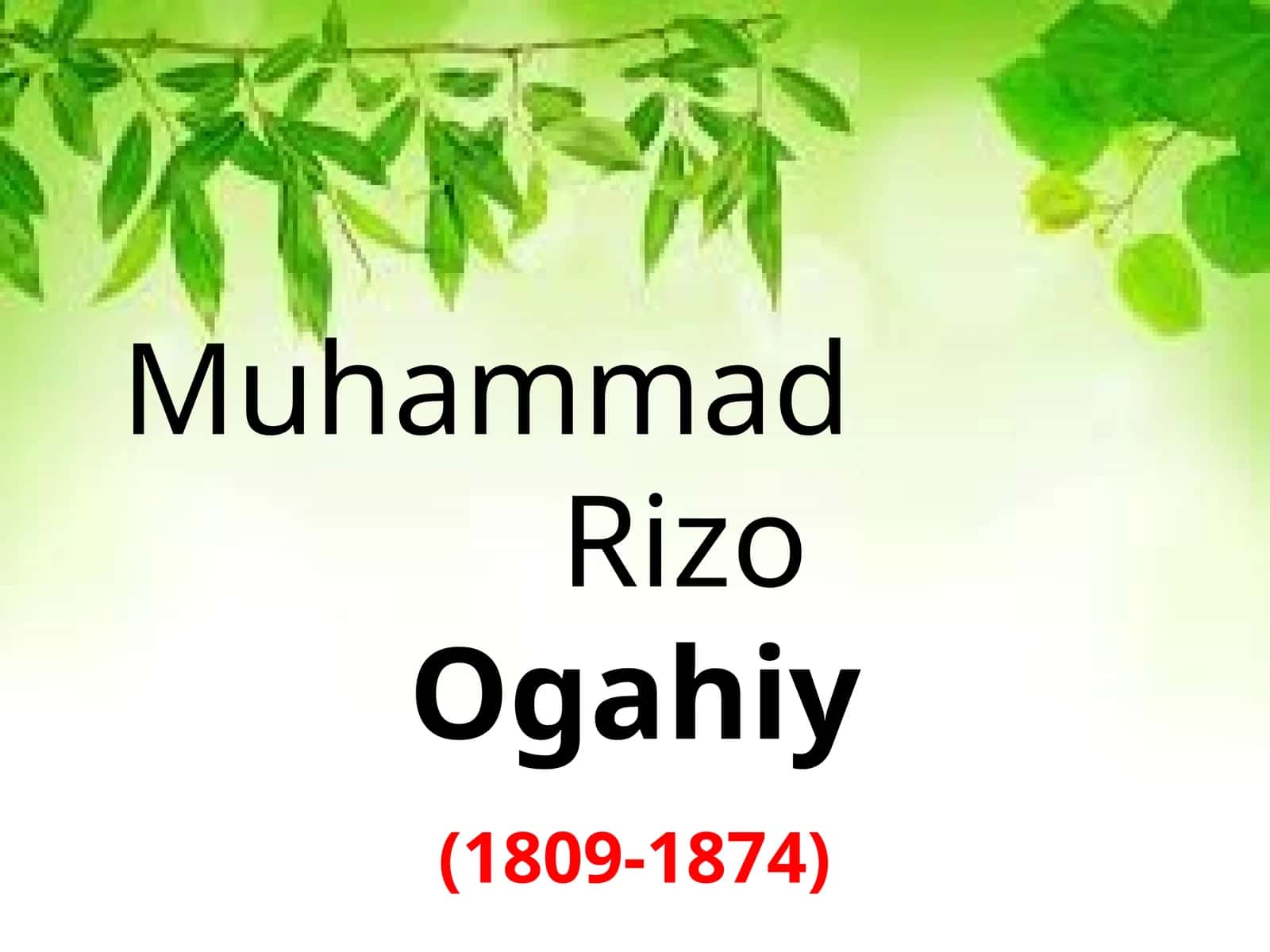 MuhammadRizoOgahiy
