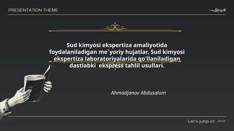Sud kimyosi ekspertizasi