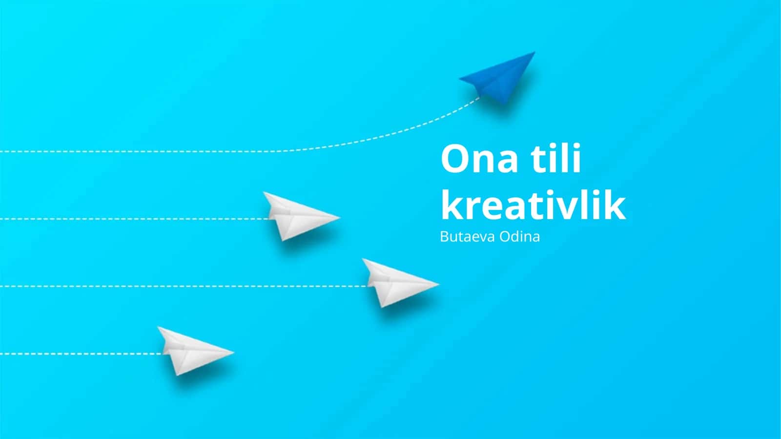 Ona tili kreativlik