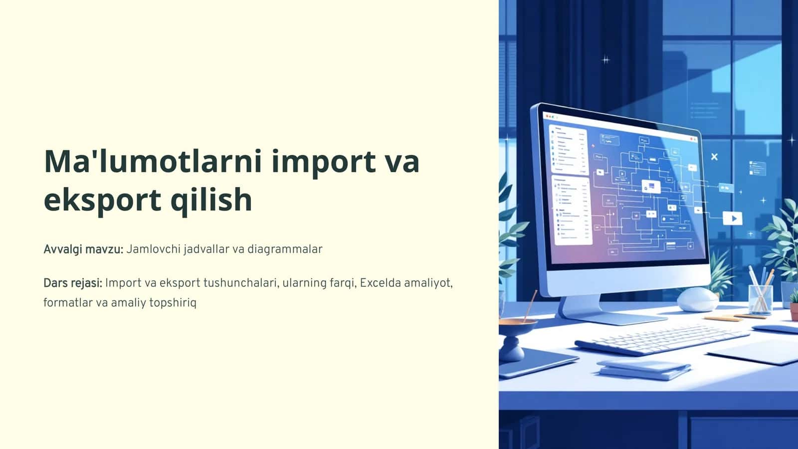 Jamlovchi jadvallar va diagrammalar