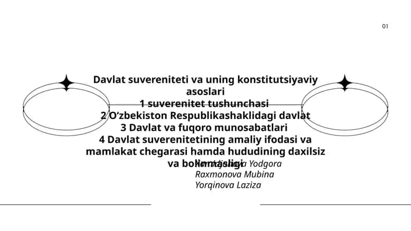 Davlat suvereniteti va uning konstitutsiyaviy asoslari