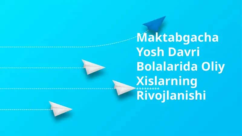 Erta yoshdagi bolalarni tarbiyalashning ahamiyati