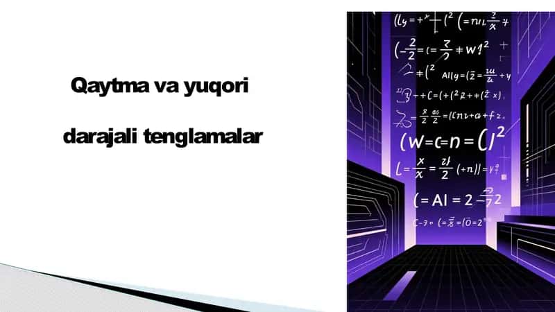 Chiziqli Tenglama