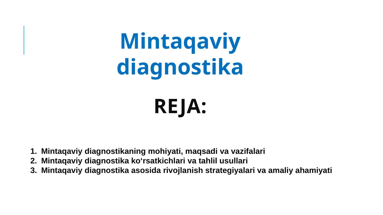 Mintaqaviy diagnostika