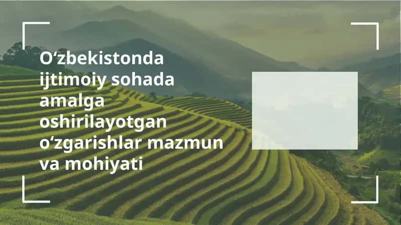 Ijtimoiy xizmatlar va ularning sifatini oshirish